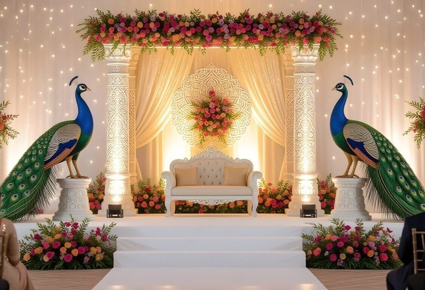 Wedding celebration scene